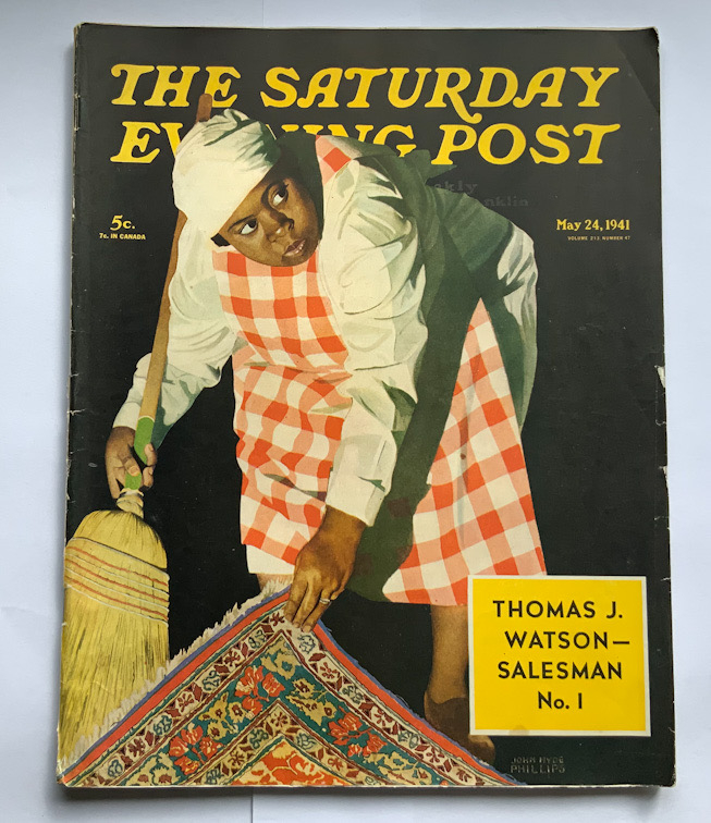 Large United States Saturday Evening Post magazine dating from 1941